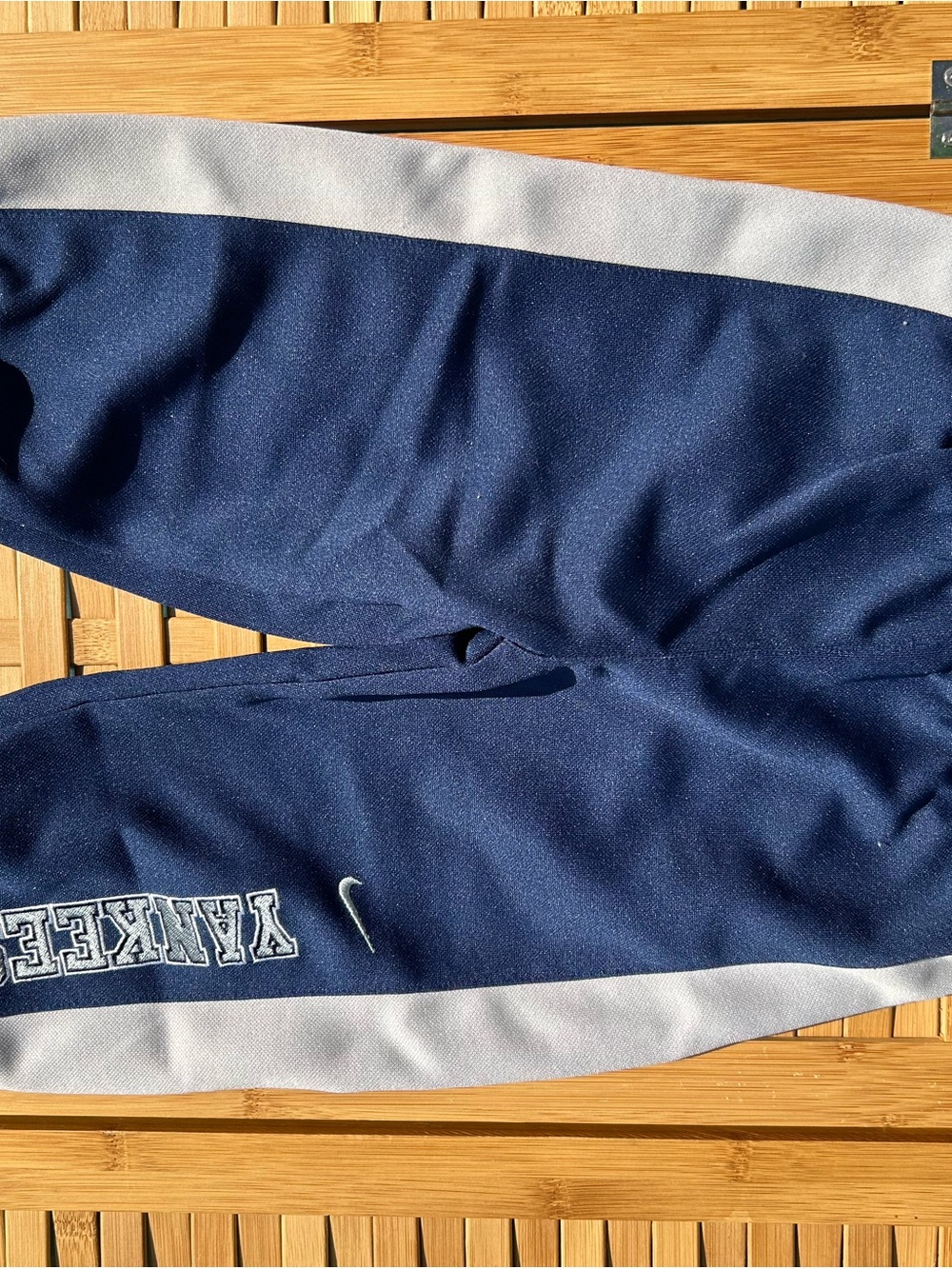 Nike NY YANKEES-Navy and White Kids' Jogger Track Pants - Picture 3 of 12